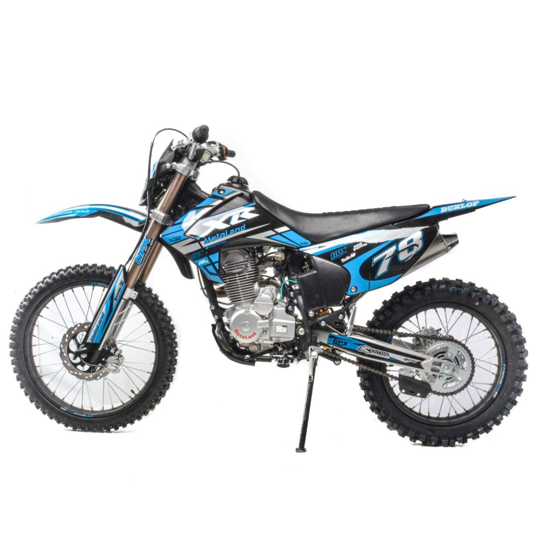 00000015322. Мотоцикл Кросс Motoland XR 250 LITE (165FMM) синий