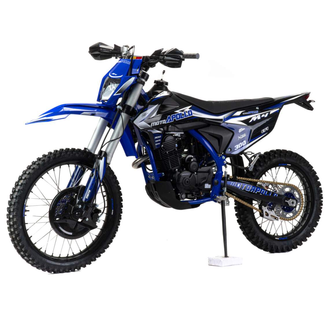 00000021291. Мотоцикл Кросс Moto Apollo M4 300 EFI (175FMN PR5) синий