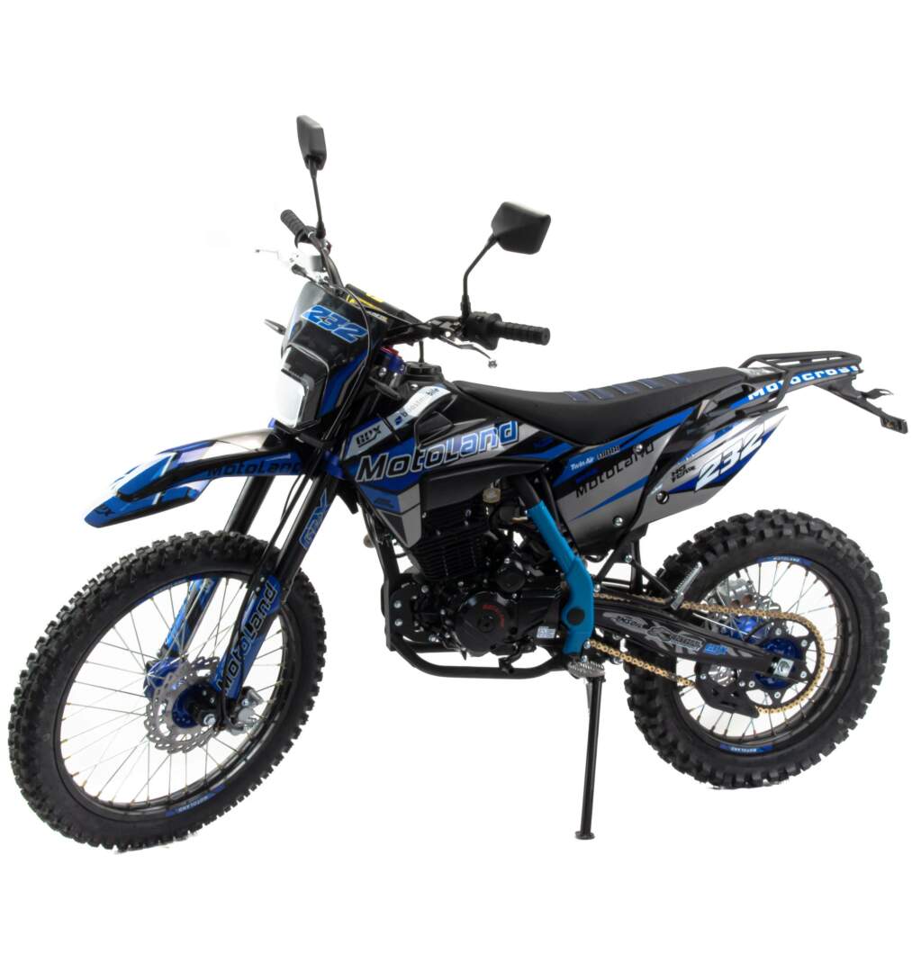 00000021301. Мотоцикл Кросс Motoland XT 250 HS 172FMM (PR5) ПТС синий