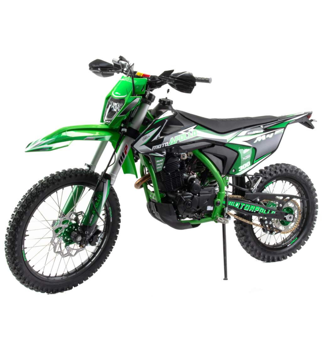 00000021486. Мотоцикл Кросс Moto Apollo M4 300 (175FMN PR5) зеленый