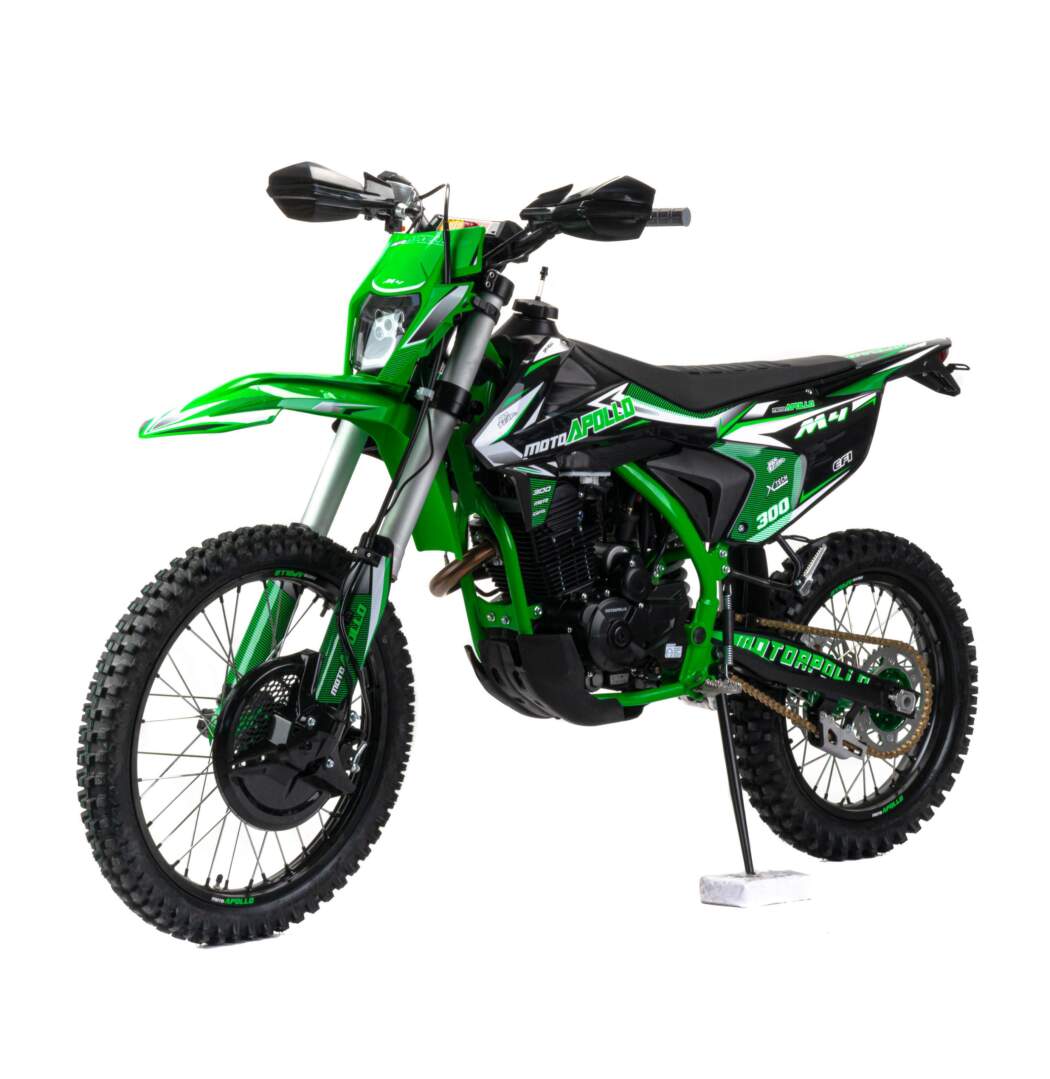 00000021507. Мотоцикл Кросс Moto Apollo M4 300 EFI (175FMN PR5) зеленый
