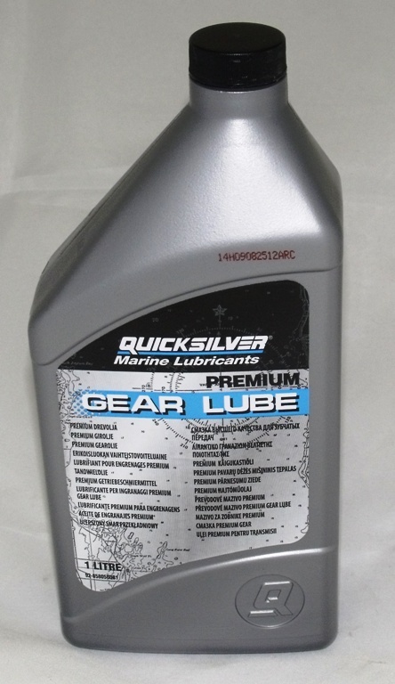 Масло трансмиссионное Quicksilver Premium Gear Lube 80W90 (1л) 92-858058QB1