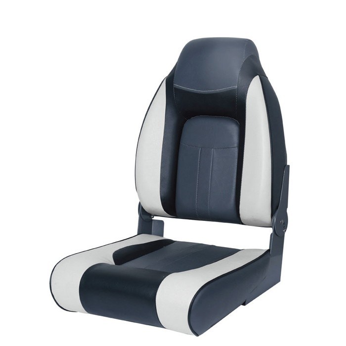Сиденье мягкое складное Premium Designer High Back Seat, серо-чёрное 75157GCB