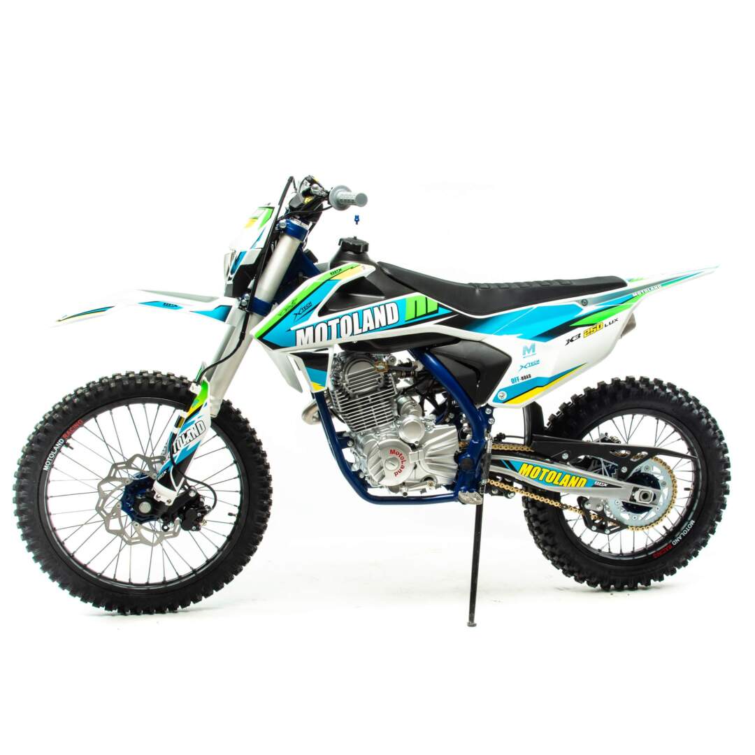 00000015637. Мотоцикл Кросс Motoland X3 250 LUX (172FMM) зеленый / 