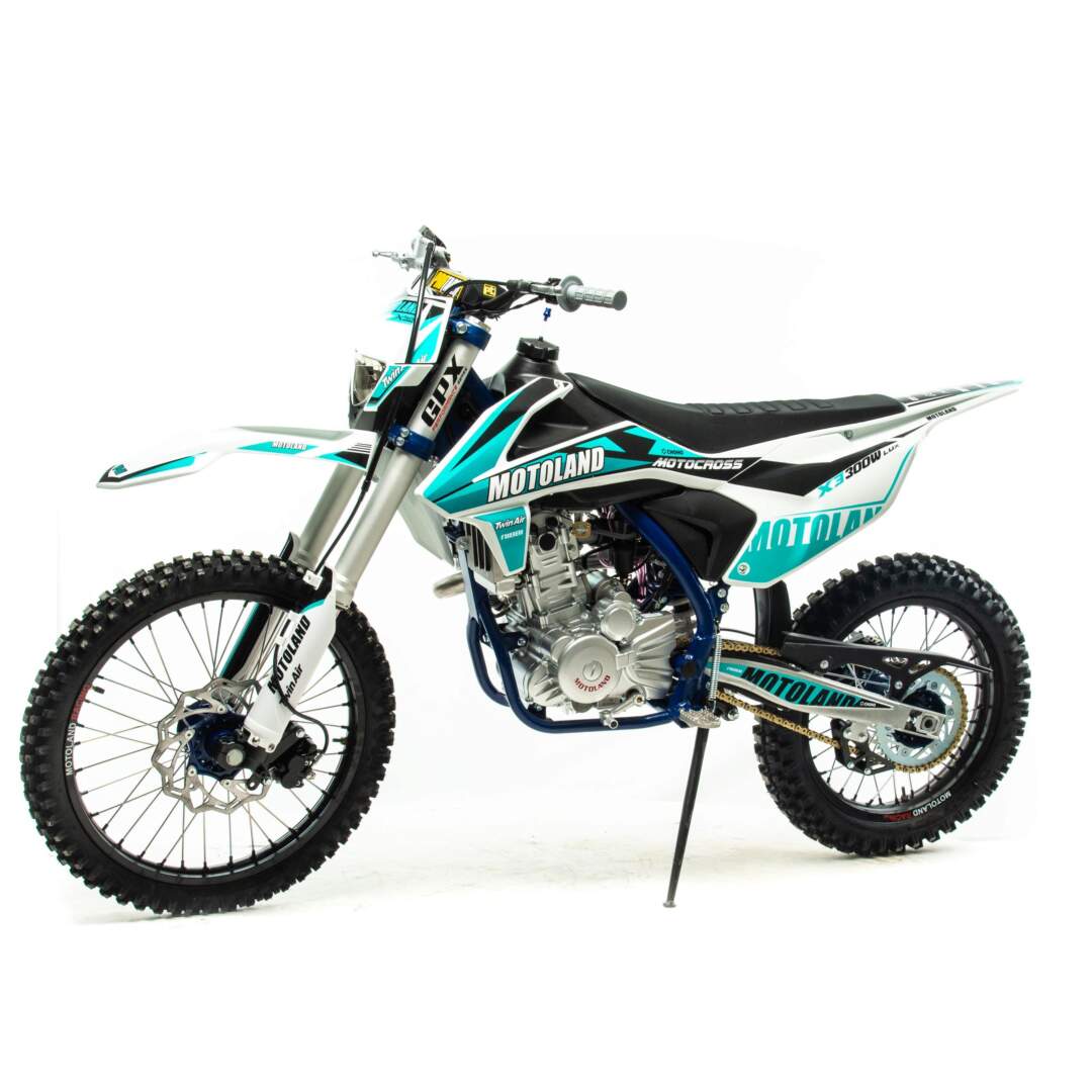00000015639. Мотоцикл Кросс Motoland X3 300W LUX (174MN-3) зеленый / 