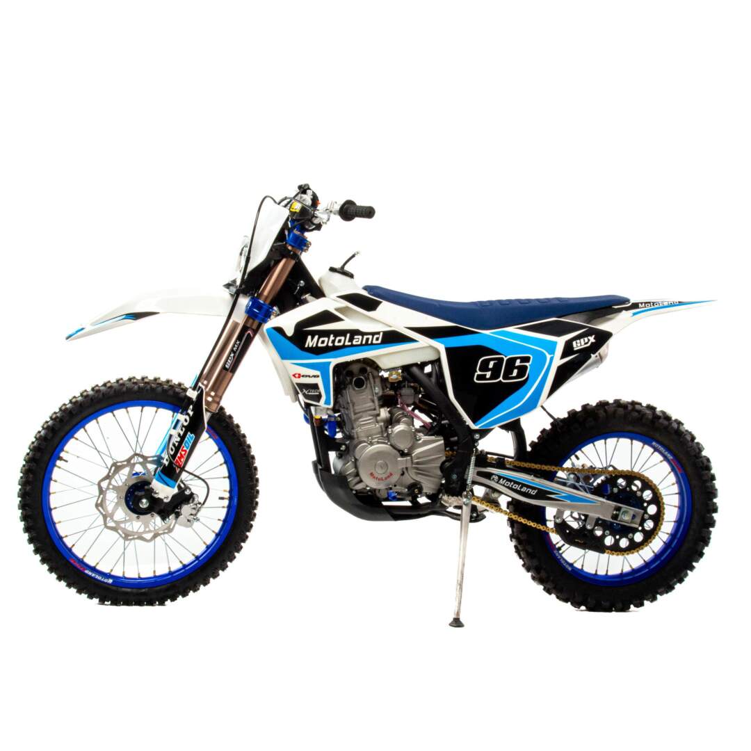 Мотоцикл Кросс Motoland XT300 ST (174MM-3) синий 00000015645