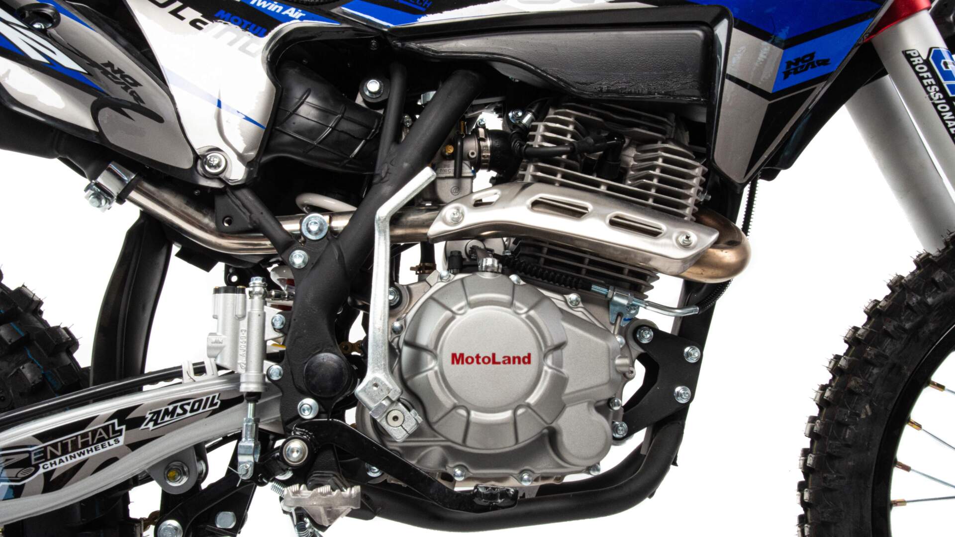 00000018393. Мотоцикл Кросс Motoland XT300 HS (175FMN) (BB-300cc) синий / 