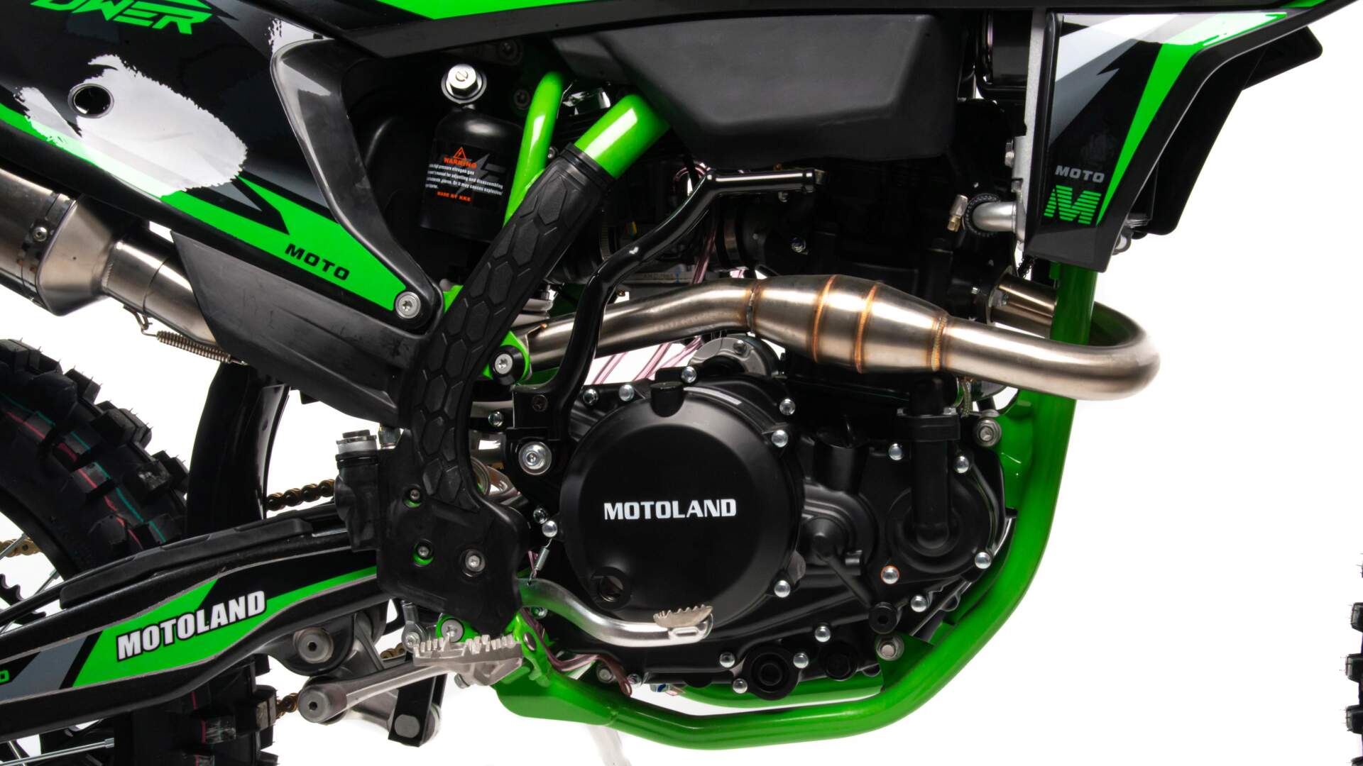 00000018400. Мотоцикл Кросс Motoland FX 300 (174MN-3) зеленый / 