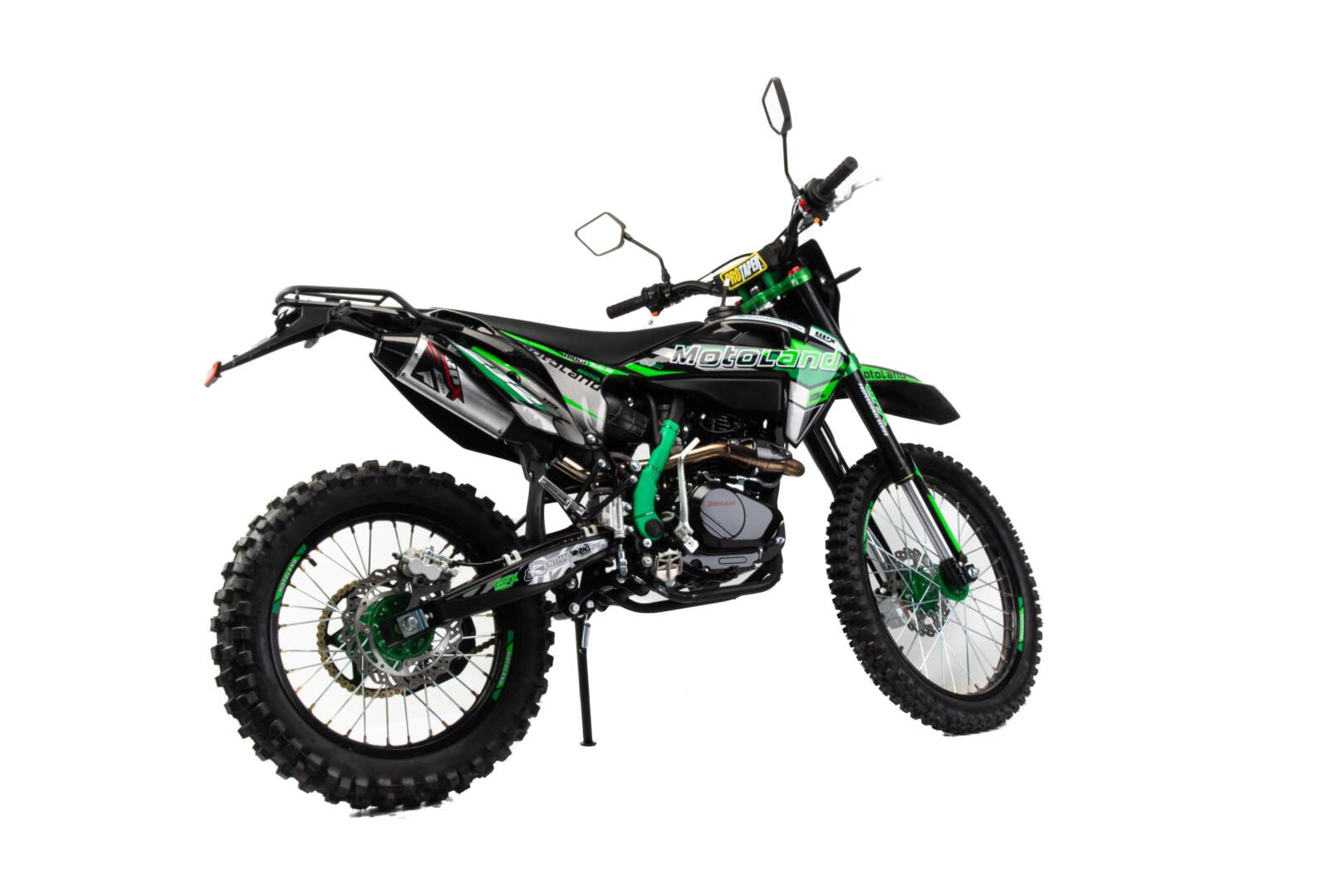 00000021153. Мотоцикл Кросс Motoland XT 250 HS 172FMM (PR5) ПТС зеленый / 
