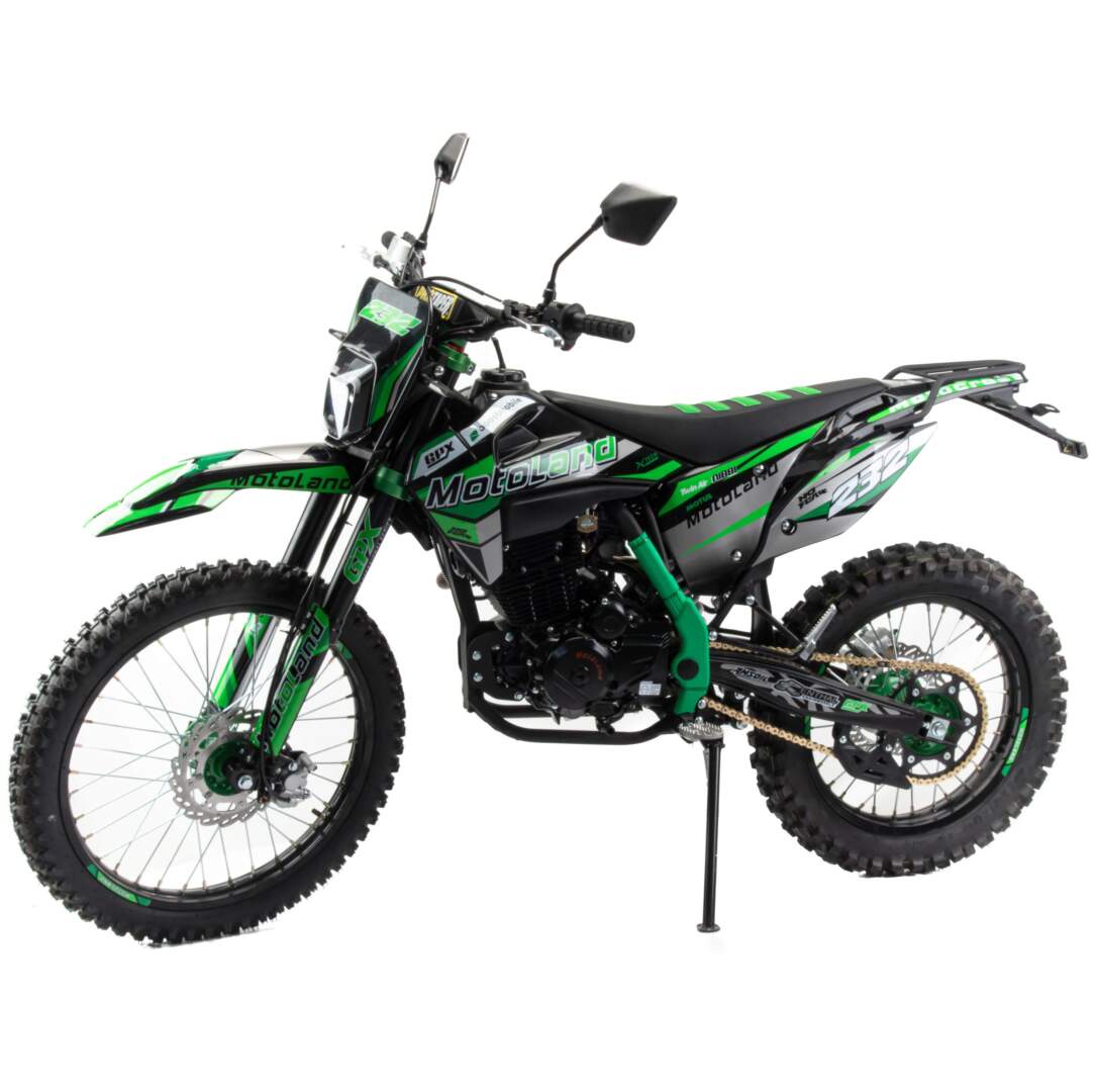 Мотоцикл Кросс Motoland XT 250 HS 172FMM (PR5) ПТС зеленый 00000021153