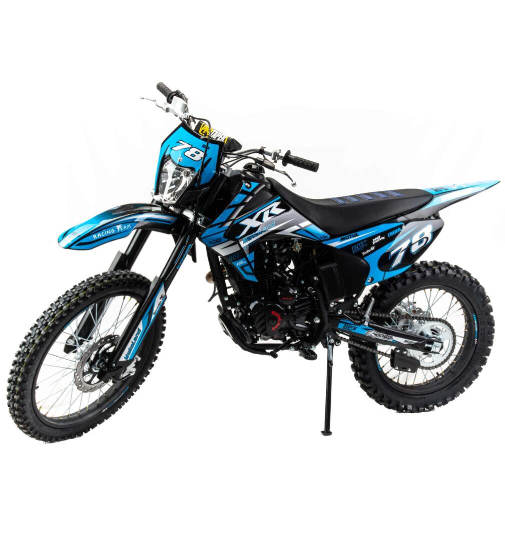 Мотоцикл Кросс Motoland XR 250 LITE (172FMM) синий  00000021244