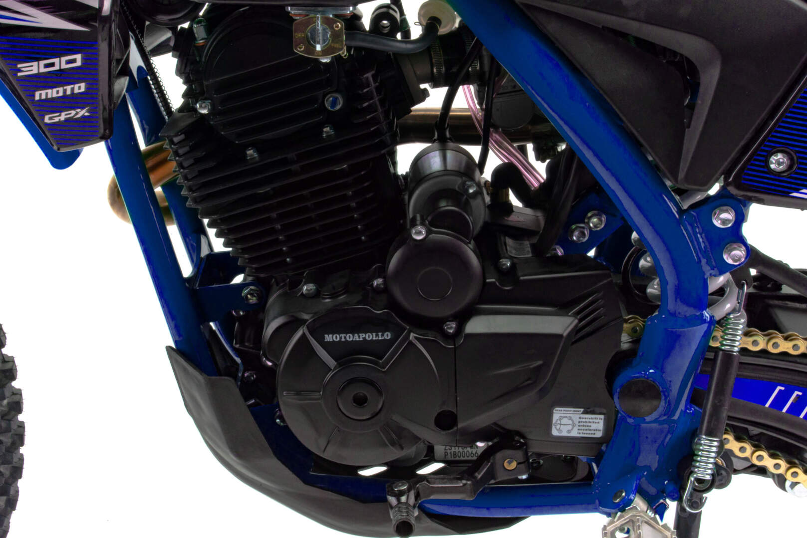 00000021290. Мотоцикл Кросс Moto Apollo M4 300 (175FMN PR5) синий / 