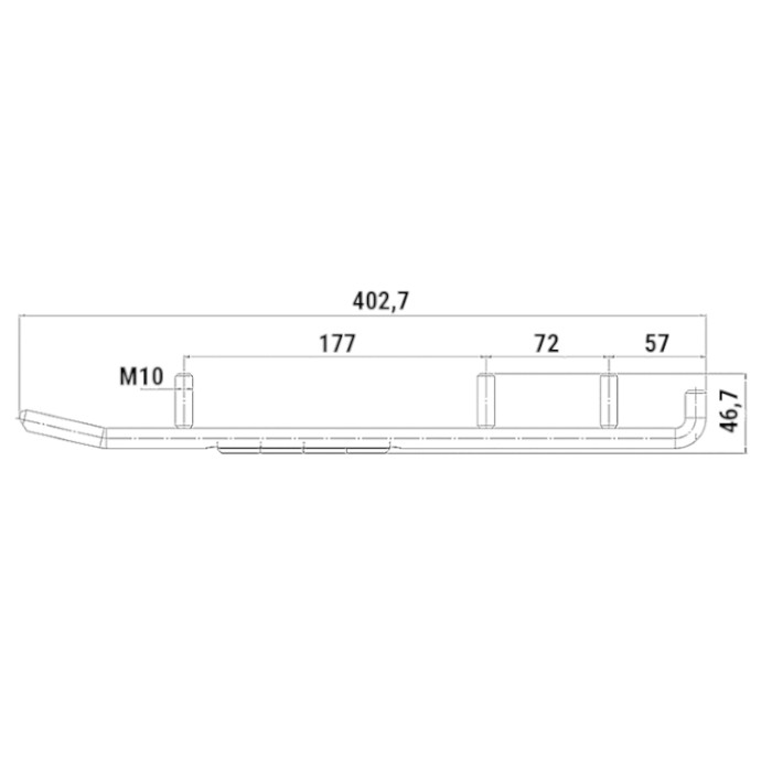 100313T. Конек лыжи снегохода BRP 100313T / 