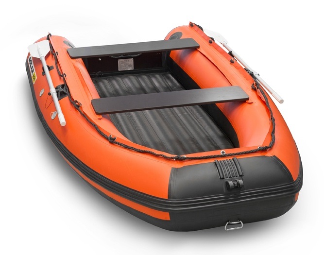 Лодка надувная с транцем Solar-350 Максима оранжевая SOL-350 Orange
