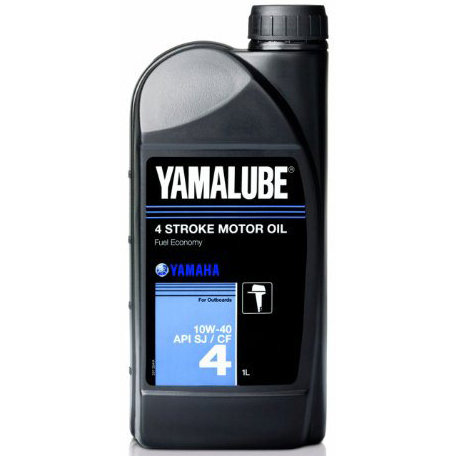 90790BS46500. Масло моторное Yamalube 4 SAE 10W-40 API SJ Marine Mineral Oil (1л)