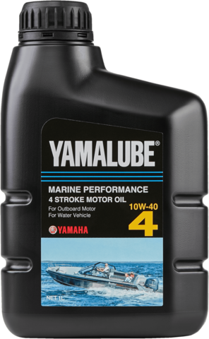 90790BS46600. Масло моторное Yamalube 4 SAE 10W-40 API SJ Marine Mineral Oil (4л) / 