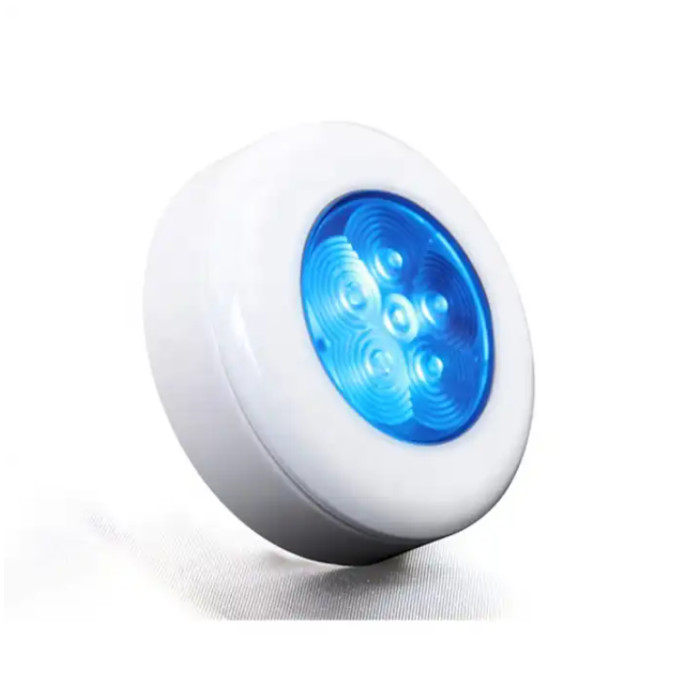 Светильник интерьерный светодиодный, пластиковый корпус, синий свет  B012042