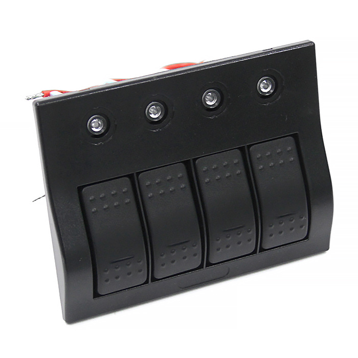 BP4S. Панель переключателей 4 клавиши с автоматическими выключателями NEKEKE, серия S