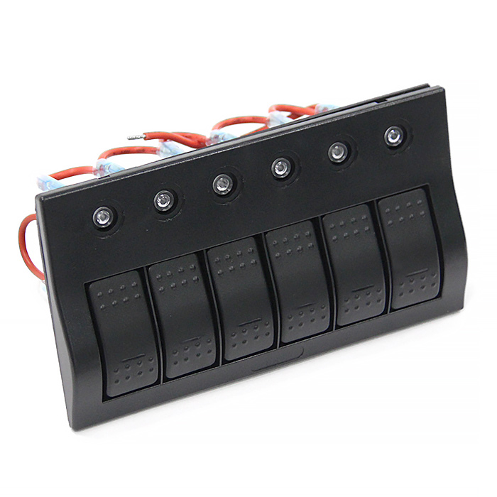 BP6S. Панель переключателей 6 клавиши с автоматическими выключателями NEKEKE, серия S
