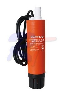 RTF-SFSP1-G500-02A. Насос погружной 500GPH 12В / Submersible and Inline Pump 500GPH, 5M WIRE LEAD, with clips